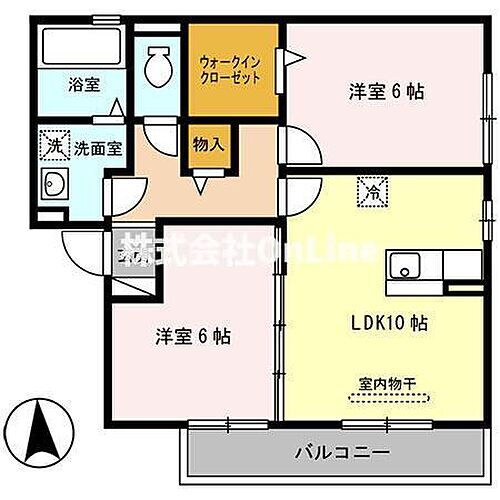 大阪府八尾市南本町4丁目3-23 八尾駅 2LDK アパート 賃貸物件詳細