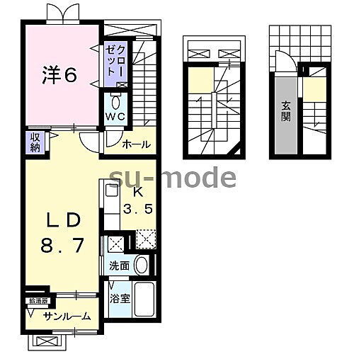 大阪府摂津市南別府町 井高野駅 1LDK アパート 賃貸物件詳細