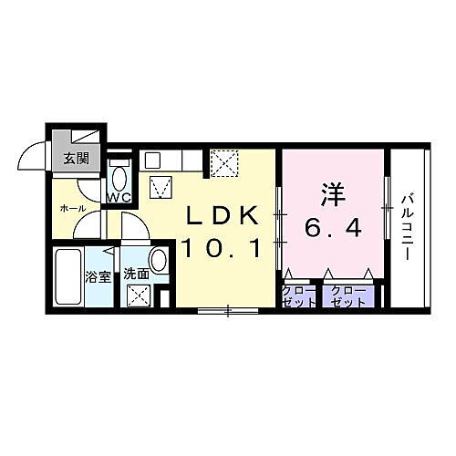 ローデア氷室 1階 1LDK 賃貸物件詳細