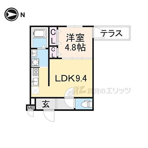 大阪府東大阪市額田町 額田駅 1LDK アパート 賃貸物件詳細
