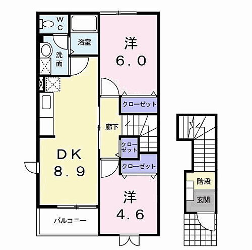 群馬県伊勢崎市昭和町1778-1 伊勢崎駅 2DK アパート 賃貸物件詳細