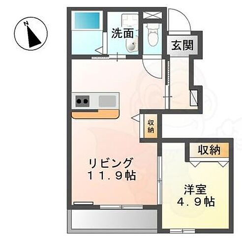 兵庫県明石市沢野2丁目 西明石駅 1LDK アパート 賃貸物件詳細