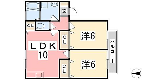兵庫県姫路市網干区興浜 手柄駅 2LDK アパート 賃貸物件詳細