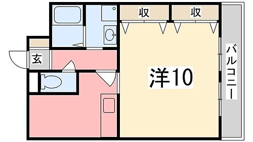 兵庫県姫路市東今宿3丁目 播磨高岡駅 1K マンション 賃貸物件詳細