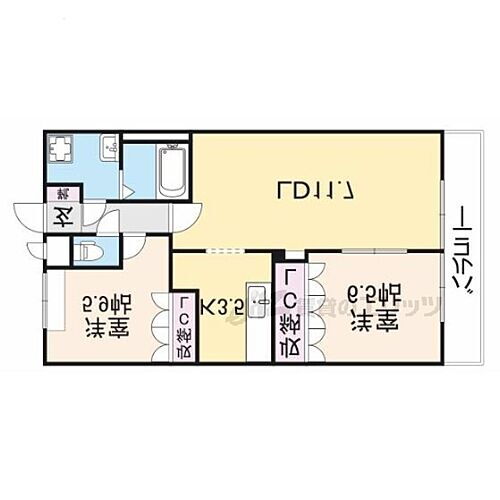 奈良県奈良市帝塚山中町 富雄駅 2LDK アパート 賃貸物件詳細