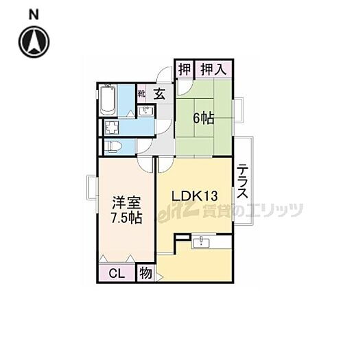 奈良県天理市二階堂上ノ庄町 二階堂駅 2LDK アパート 賃貸物件詳細