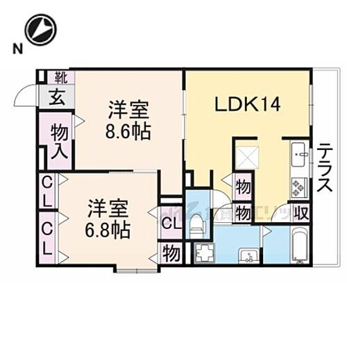 大阪府寝屋川市大利町 賃貸アパート