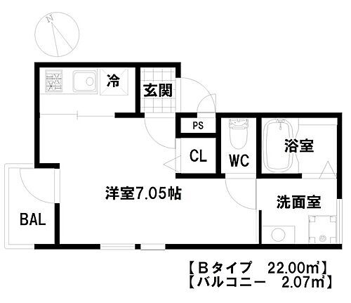 フィオーレ加古川 3階 ワンルーム 賃貸物件詳細