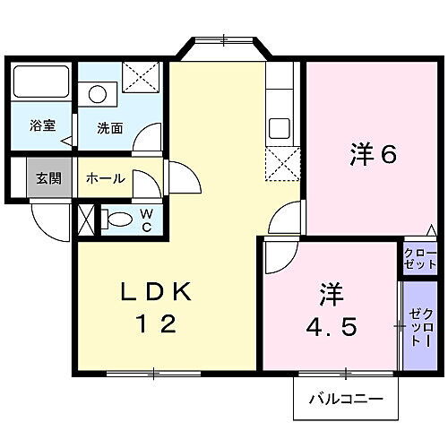 プラドールみやび 1階 2LDK 賃貸物件詳細