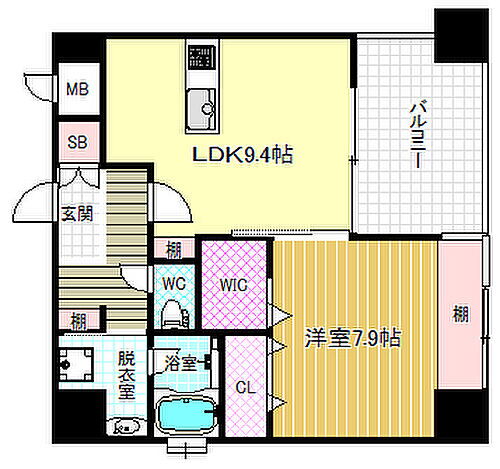 大阪府大阪市福島区吉野3丁目2-37 野田駅 1LDK マンション 賃貸物件詳細