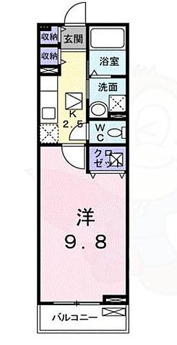 奈良県生駒市辻町 生駒駅 1K アパート 賃貸物件詳細