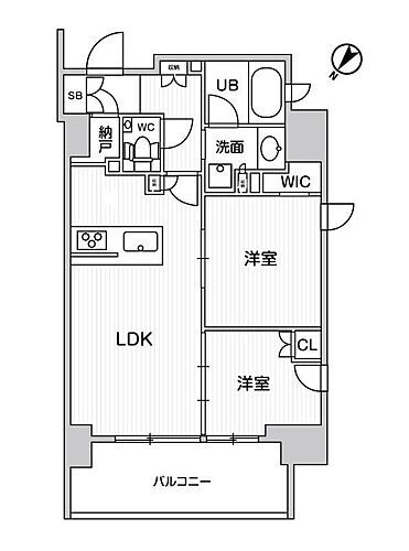 東京都品川区大井4丁目 大井町駅 2LDK マンション 賃貸物件詳細