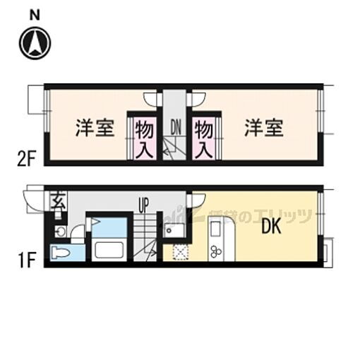 奈良県橿原市木原町 大和八木駅 2DK アパート 賃貸物件詳細