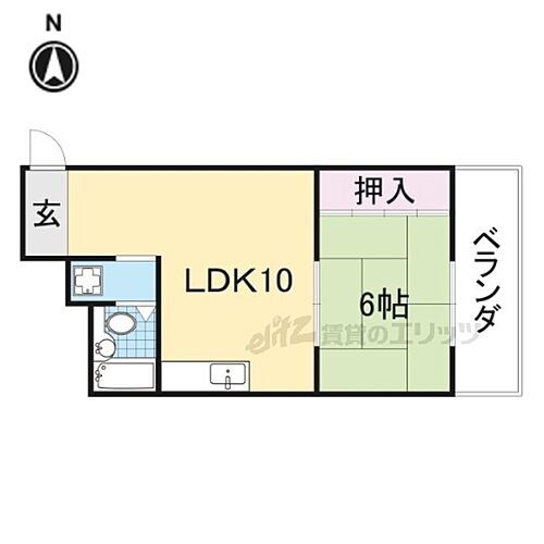 大阪府枚方市香里園町 香里園駅 1LDK アパート 賃貸物件詳細