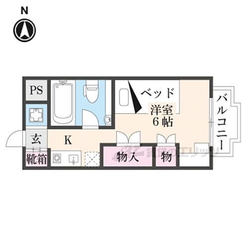 大阪府枚方市長尾谷町1丁目 長尾駅 1K マンション 賃貸物件詳細