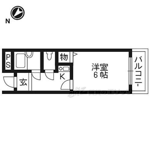 大阪府枚方市宮之阪1丁目 枚方市駅 1K マンション 賃貸物件詳細