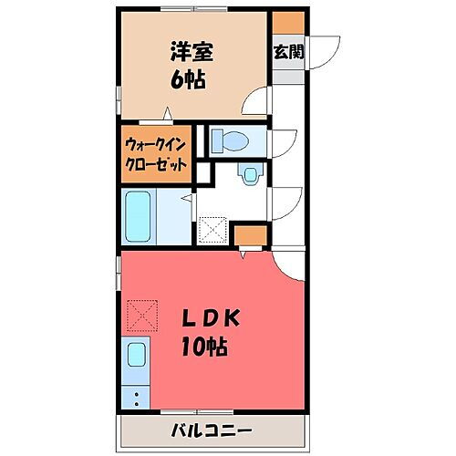 アゼリアヒルズ 2階 1LDK 賃貸物件詳細