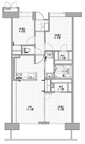 千葉県習志野市谷津7丁目 津田沼駅 3LDK マンション 賃貸物件詳細