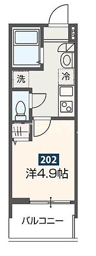 ＭＥＬＤＩＡ新検見川ＩＩＩ 2階 1K 賃貸物件詳細
