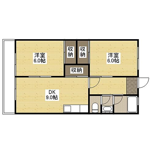 広島県府中市中須町731-1 高木駅 2DK アパート 賃貸物件詳細