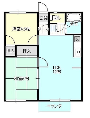 広島県福山市山手町4丁目14-1 備後本庄駅 2LDK アパート 賃貸物件詳細