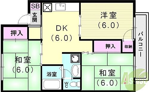 セジュール池上 1階 3DK 賃貸物件詳細