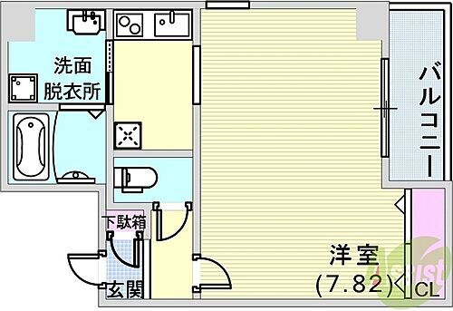ラ・フォンテ神戸長田 7階 1K 賃貸物件詳細