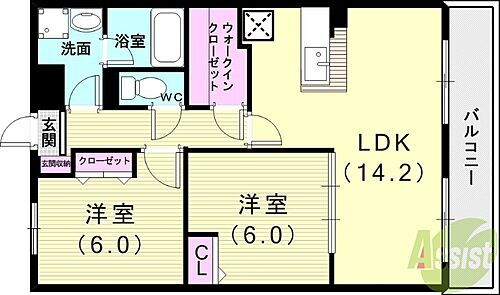 サンヴィラ２４ 1階 2LDK 賃貸物件詳細