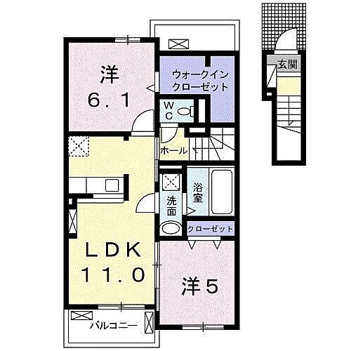 香川県高松市元山町595番地6 木太東口駅 2LDK アパート 賃貸物件詳細