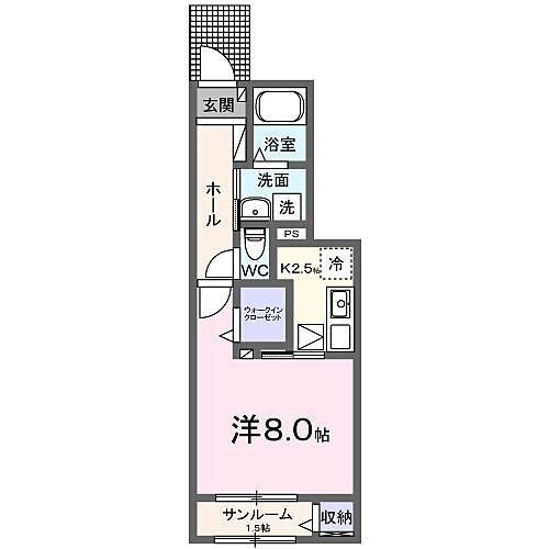 岡山県岡山市北区今保 北長瀬駅 1K アパート 賃貸物件詳細