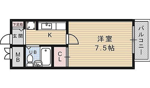 大阪府箕面市半町3丁目11番17号 桜井駅 1K マンション 賃貸物件詳細