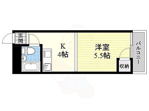 大阪府高槻市津之江町1丁目47番4号 摂津富田駅 1K マンション 賃貸物件詳細