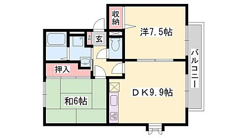 メゾン・リバーＩ 1階 2DK 賃貸物件詳細