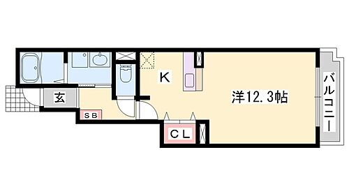 カレント 1階 1K 賃貸物件詳細