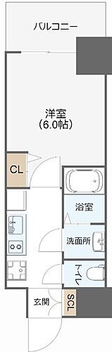 大阪市浪速区桜川４丁目 14階 1K 賃貸物件詳細