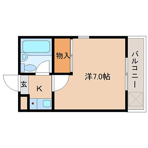 奈良県奈良市芝辻町1丁目 近鉄奈良駅 1K アパート 賃貸物件詳細