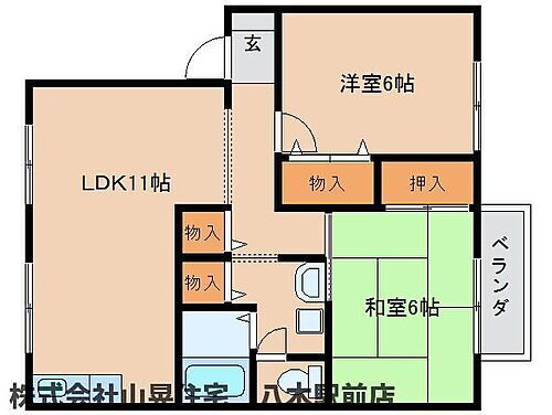 奈良県橿原市縄手町203-1 畝傍駅 2LDK アパート 賃貸物件詳細