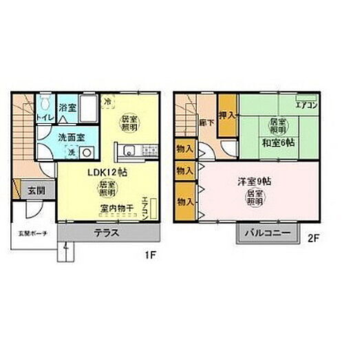 アドラブールＣ 1階 2LDK 賃貸物件詳細