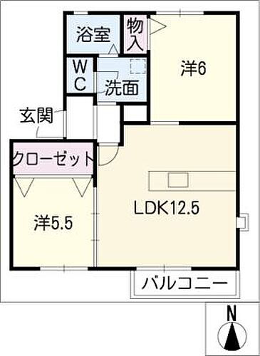 愛知県長久手市打越 はなみずき通駅 2LDK アパート 賃貸物件詳細