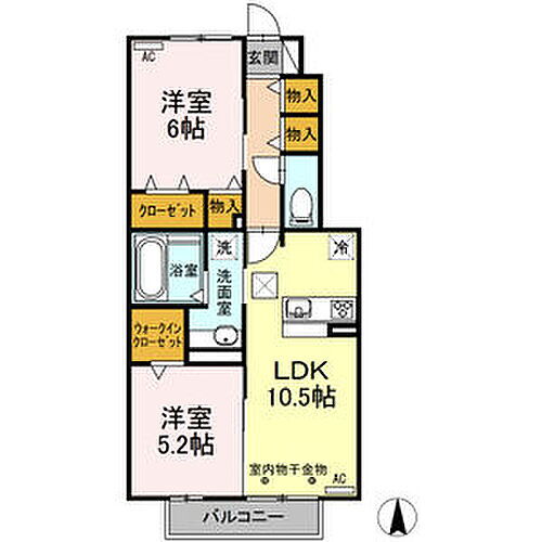 愛知県春日井市松河戸町5丁目2-16 勝川駅 2LDK アパート 賃貸物件詳細