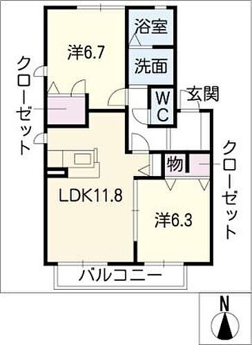 愛知県名古屋市天白区原3丁目 原駅 2LDK アパート 賃貸物件詳細