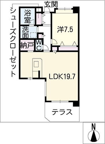 Ａｒｉｅｓ 1階 1LDK 賃貸物件詳細