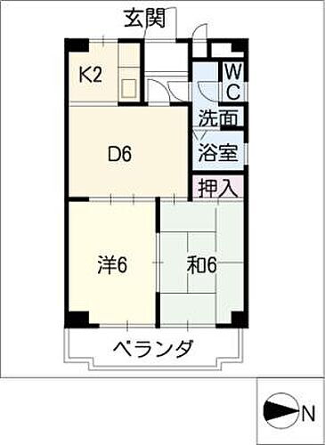 マイン塩釜 3階 2DK 賃貸物件詳細