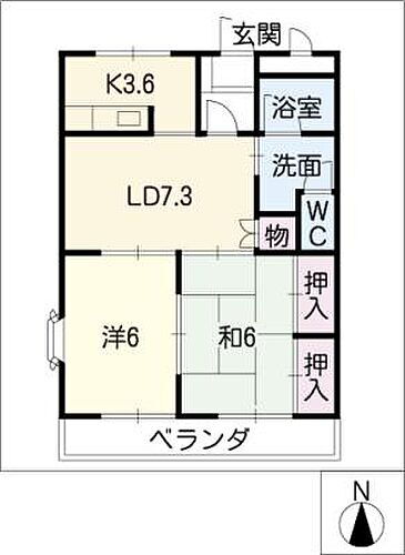 岐阜県羽島郡笠松町円城寺 笠松駅 2LDK マンション 賃貸物件詳細