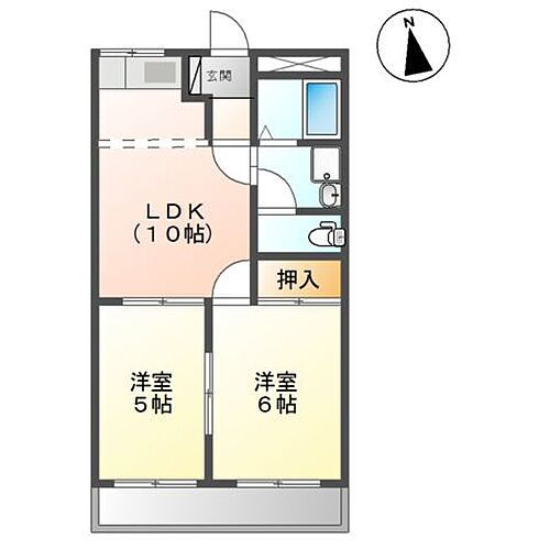 セントラルパークＤ棟 2階 2LDK 賃貸物件詳細