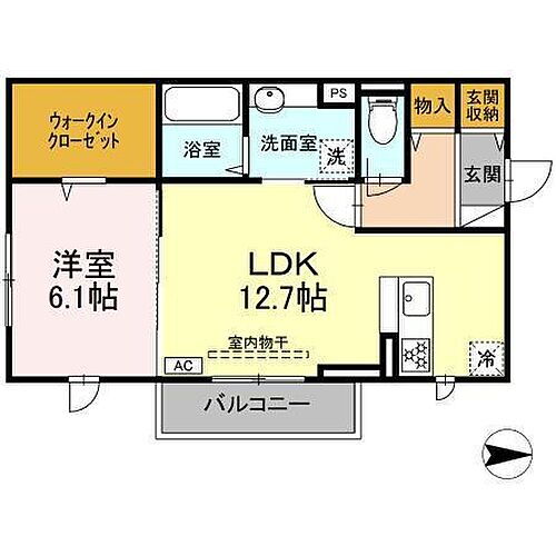 青森県八戸市売市3丁目 1LDK アパート 賃貸物件詳細