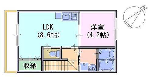 京都府長岡京市奥海印寺谷田12-1 長岡天神駅 1LDK アパート 賃貸物件詳細