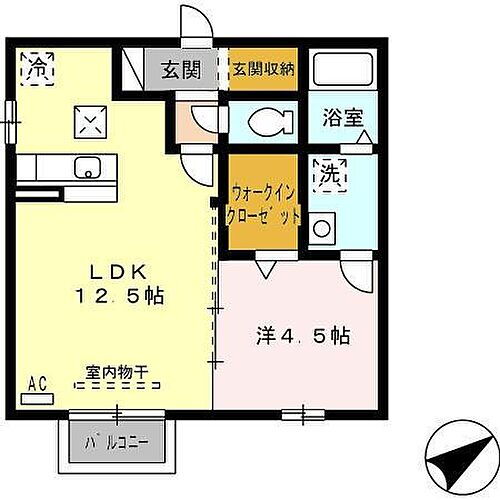 鳥取県米子市旗ヶ崎8丁目5-1 三本松口駅 1LDK アパート 賃貸物件詳細