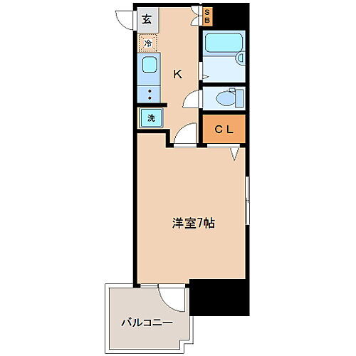 宮城県仙台市宮城野区鉄砲町西 仙台駅 1K マンション 賃貸物件詳細