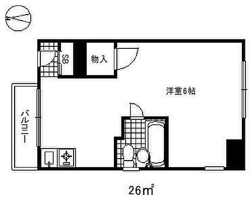 兵庫県神戸市灘区八幡町2丁目 六甲駅 ワンルーム マンション 賃貸物件詳細